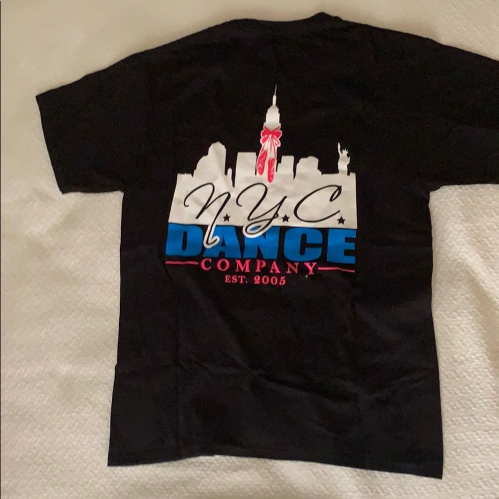 Hanes NYC Dance Company black shirt, size medium
